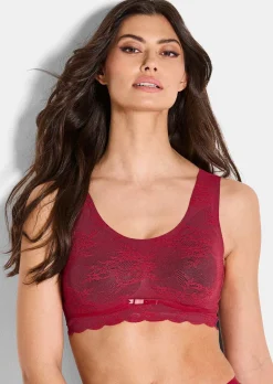 Bustier aus floraler Spitze