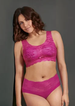 Bustier aus floraler Spitze