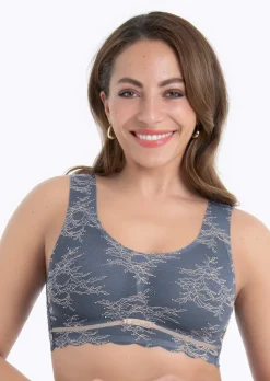 Bustier aus floraler Spitze
