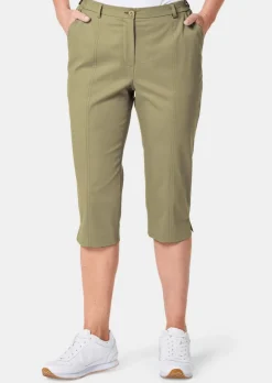 Caprihose CARLA aus Satin