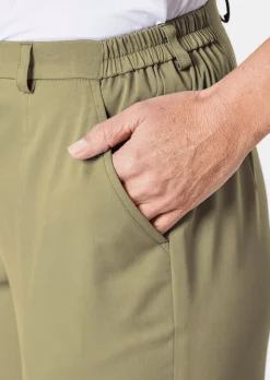 Caprihose CARLA aus Satin
