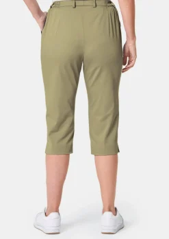 Caprihose CARLA aus Satin