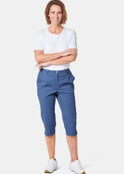 Caprihose CARLA aus Satin
