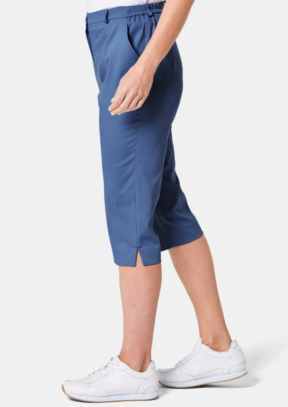 Caprihose CARLA aus Satin