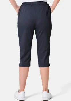 Caprihose CARLA aus Satin