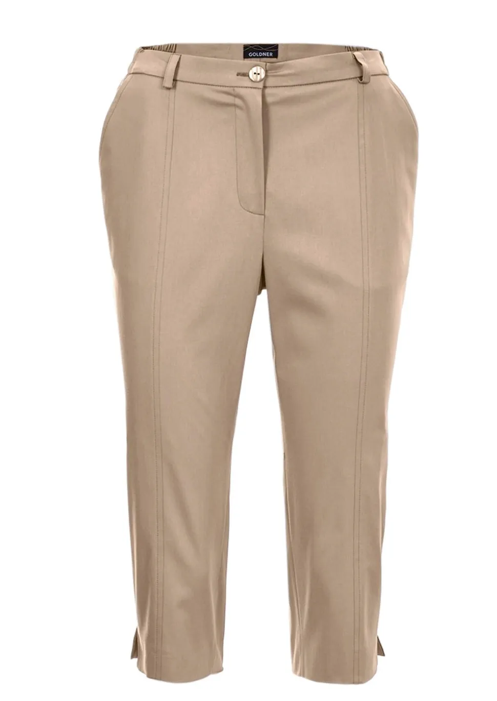 Caprihose CARLA aus Satin