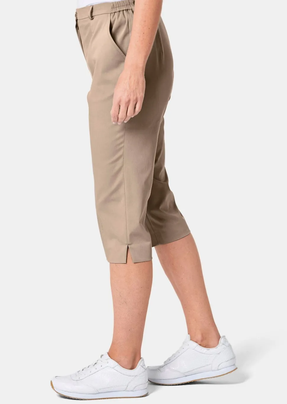 Caprihose CARLA aus Satin