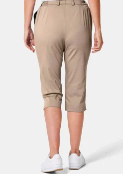 Caprihose CARLA aus Satin