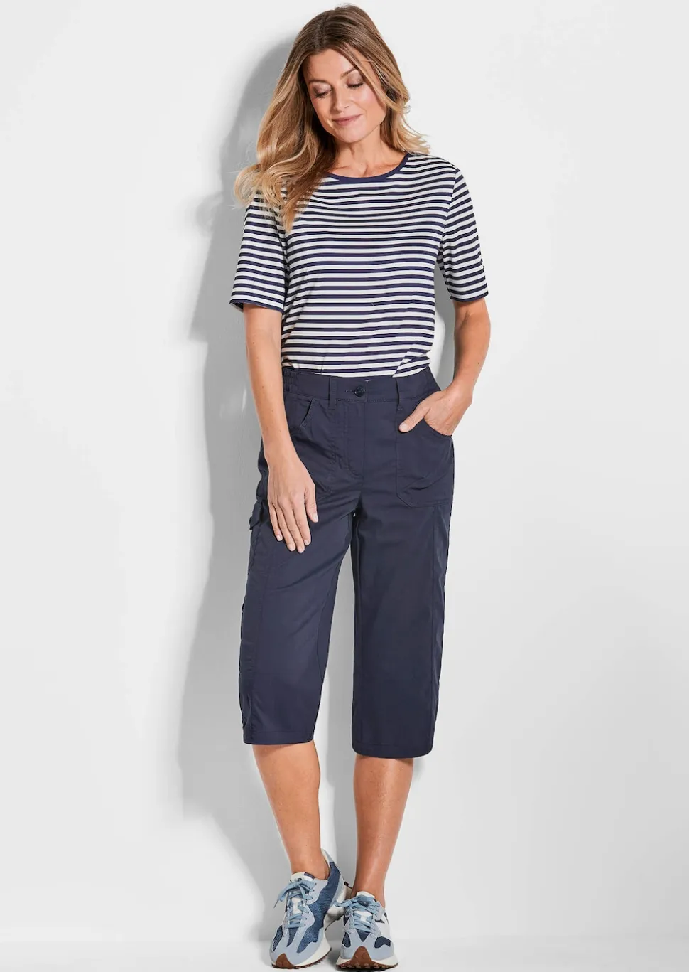 Caprihose CARLA im Cargo-Look