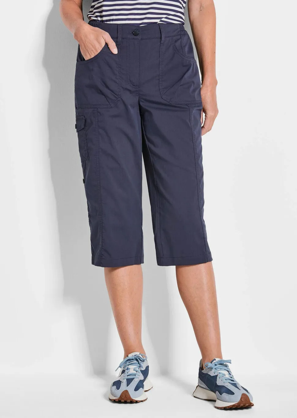 Caprihose CARLA im Cargo-Look