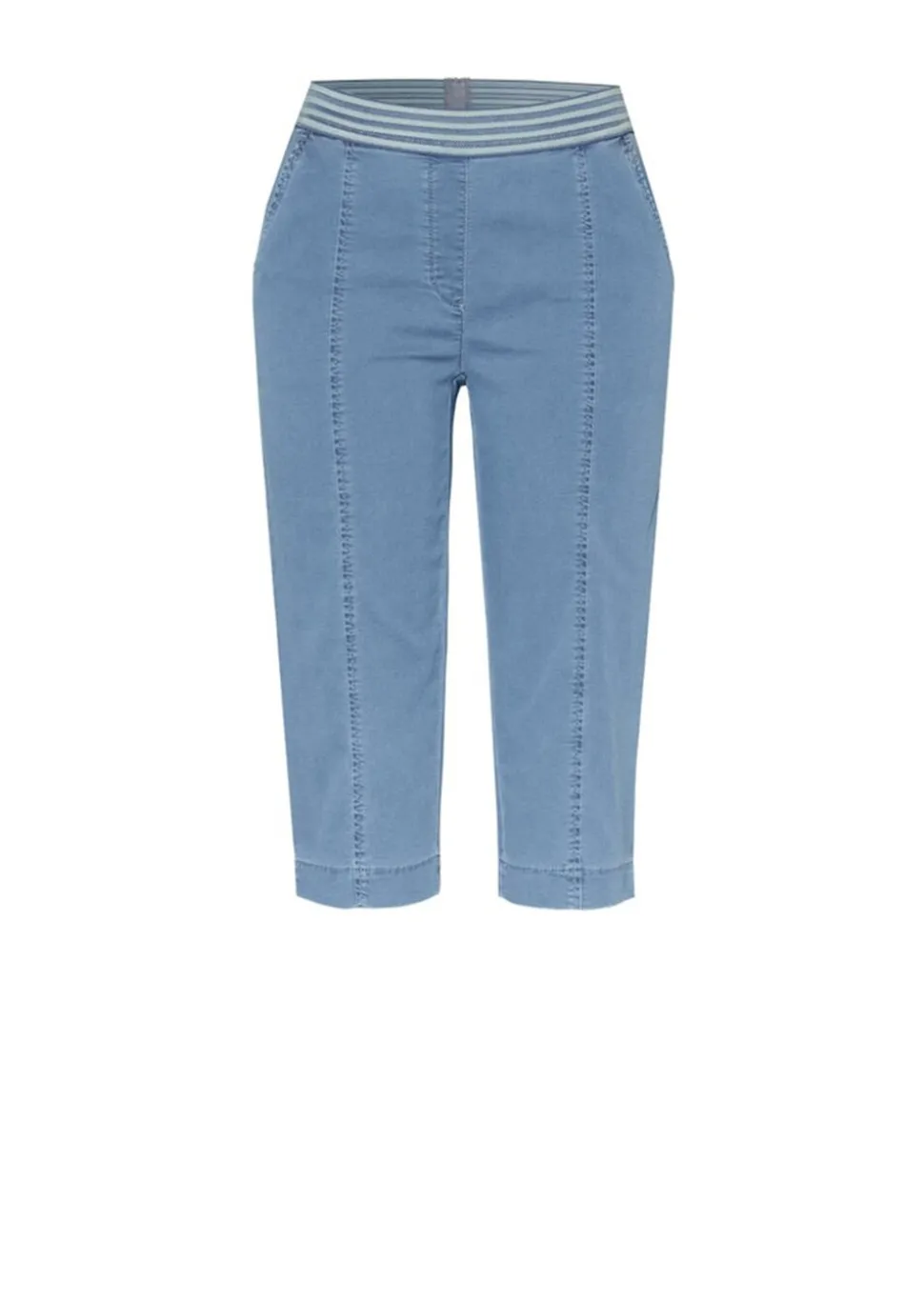 Caprihose in Denim-Optik