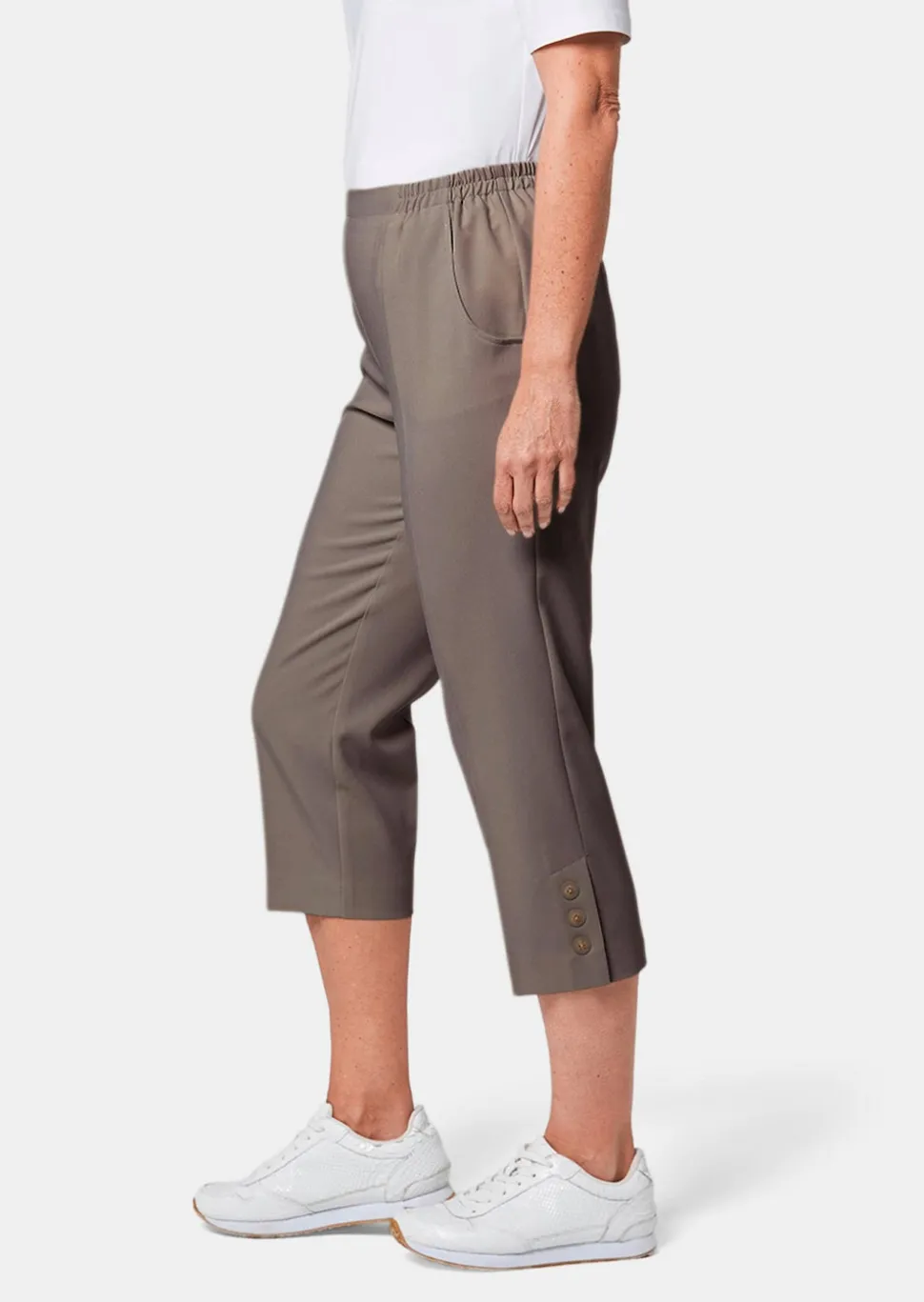 Caprihose mit Schlupfbund