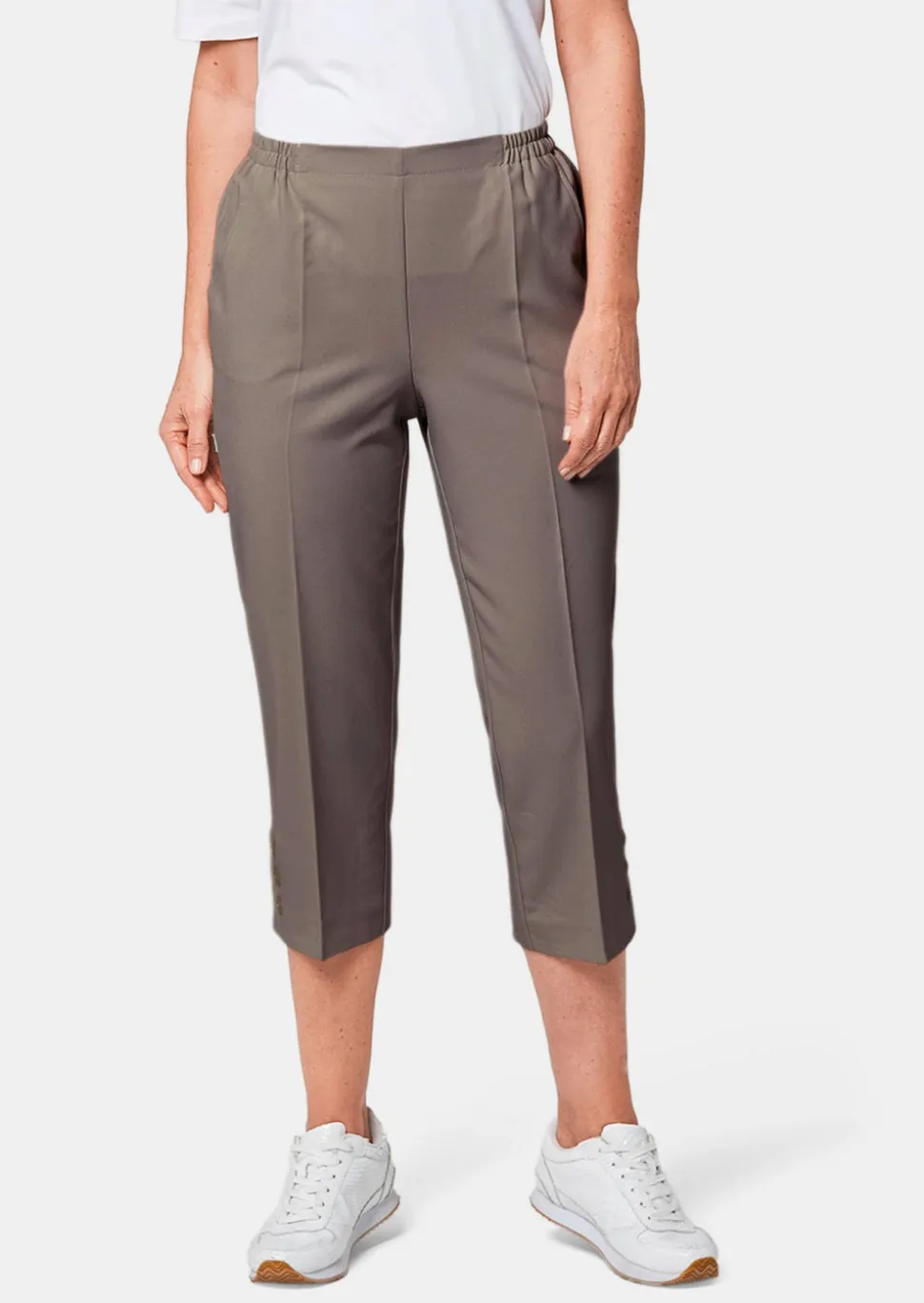 Caprihose mit Schlupfbund