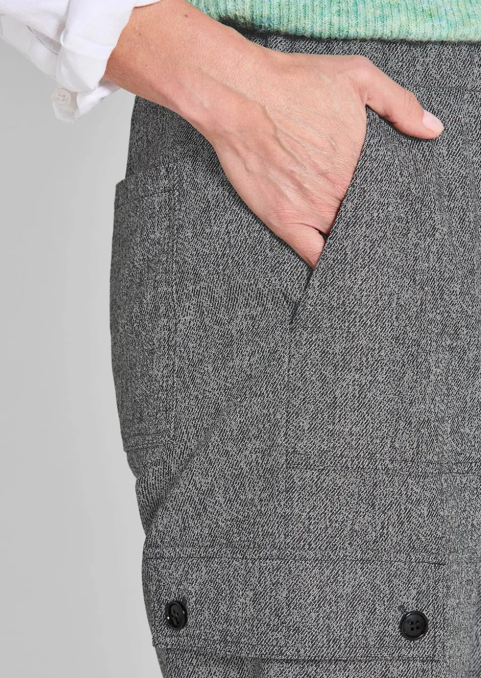 Cargohose VERA aus Viskose-Jersey