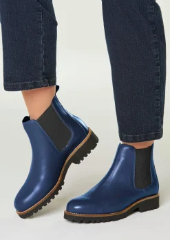 Chelsea Boots aus echtem Leder
