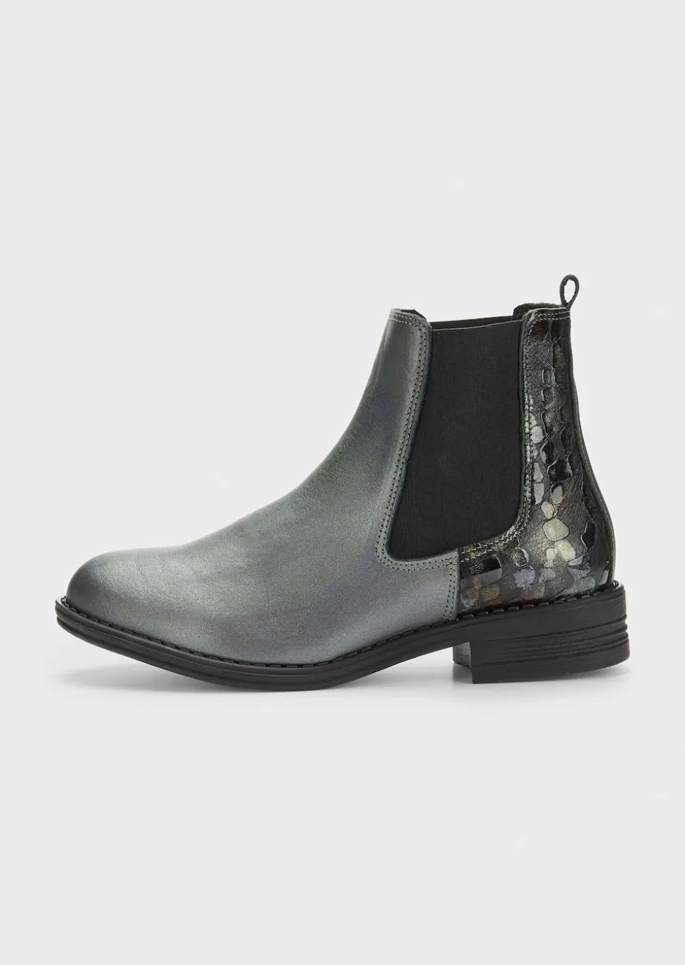 Chelsea Boots mit Animal-Prägung