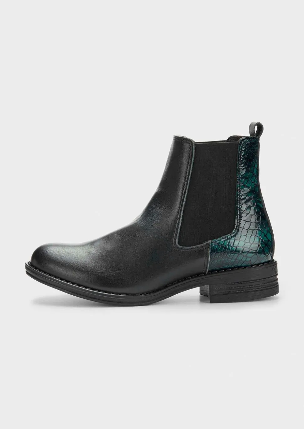 Chelsea Boots mit Animal-Prägung