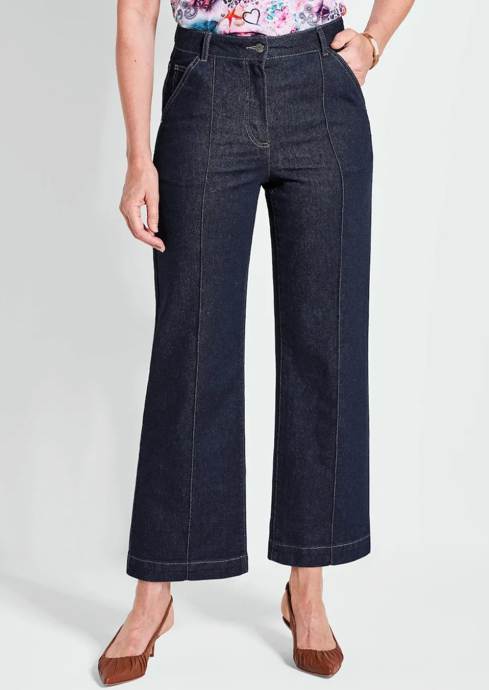 Culotte-Jeans VERA mit Formbund