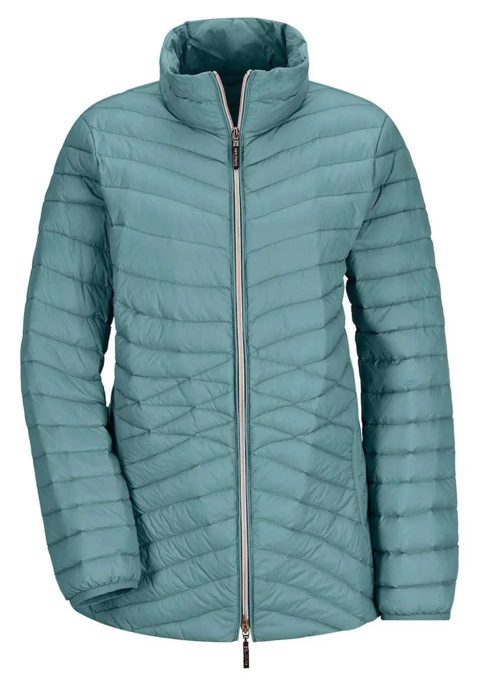 Daunenjacke mit femininer Steppung