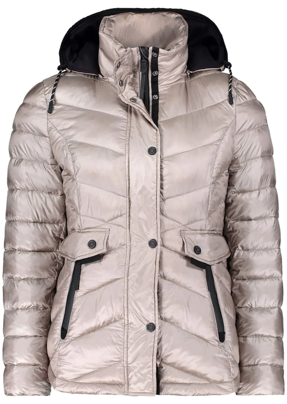 Dick wattierte Steppjacke aus Kunstdaune