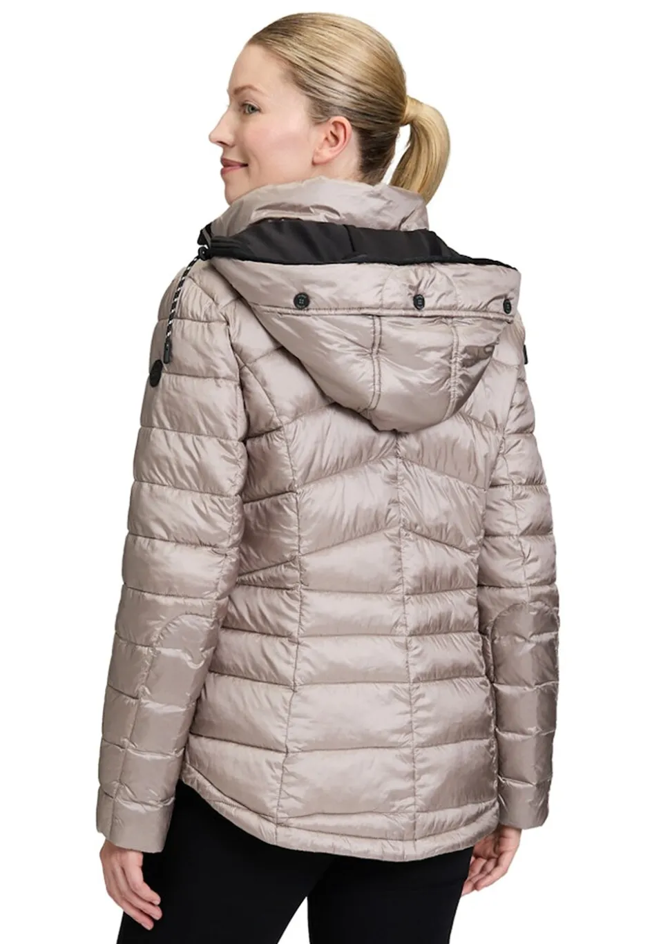 Dick wattierte Steppjacke aus Kunstdaune