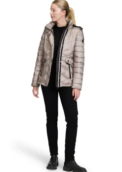 Dick wattierte Steppjacke aus Kunstdaune