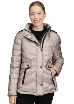 Dick wattierte Steppjacke aus Kunstdaune