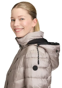 Dick wattierte Steppjacke aus Kunstdaune