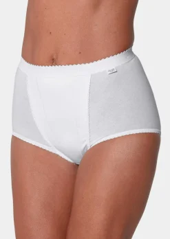 Doppelpack Baumwollslip mit Elasthan