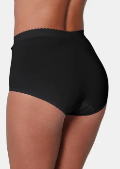 Doppelpack Baumwollslip mit Elasthan