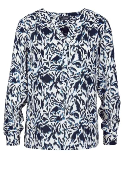 Druckbluse im Unikat-Print