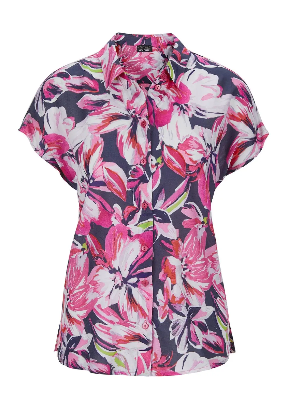 Druckbluse mit Blütenmuster