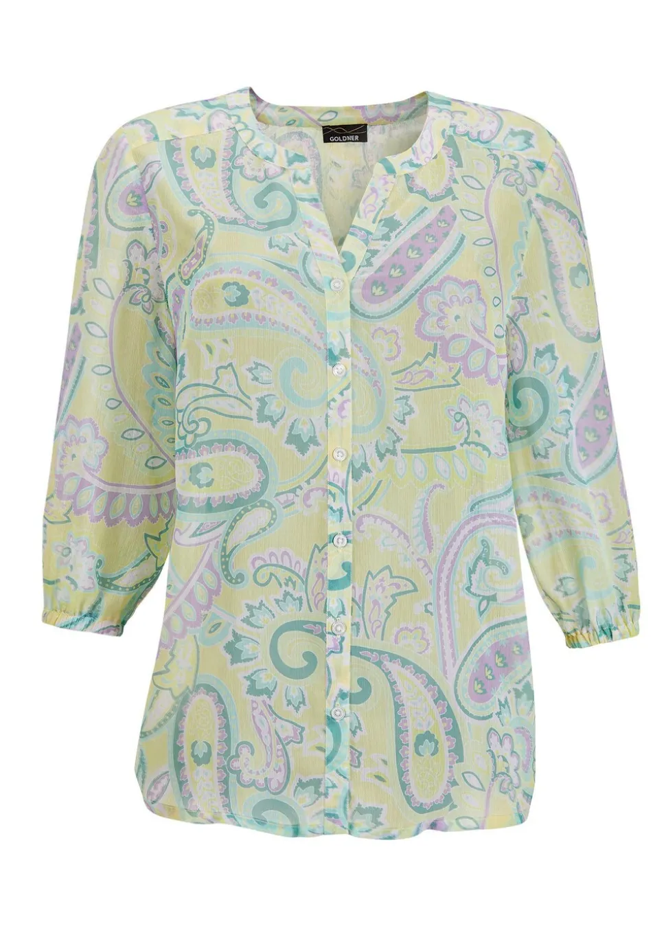 Druckbluse mit Paisley-Muster
