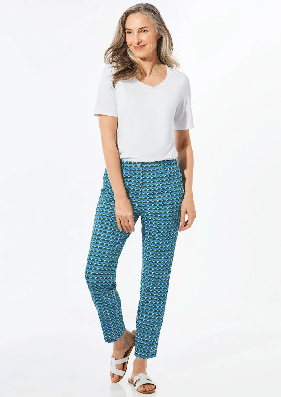 Druckhose LOUISA im Minimal Print