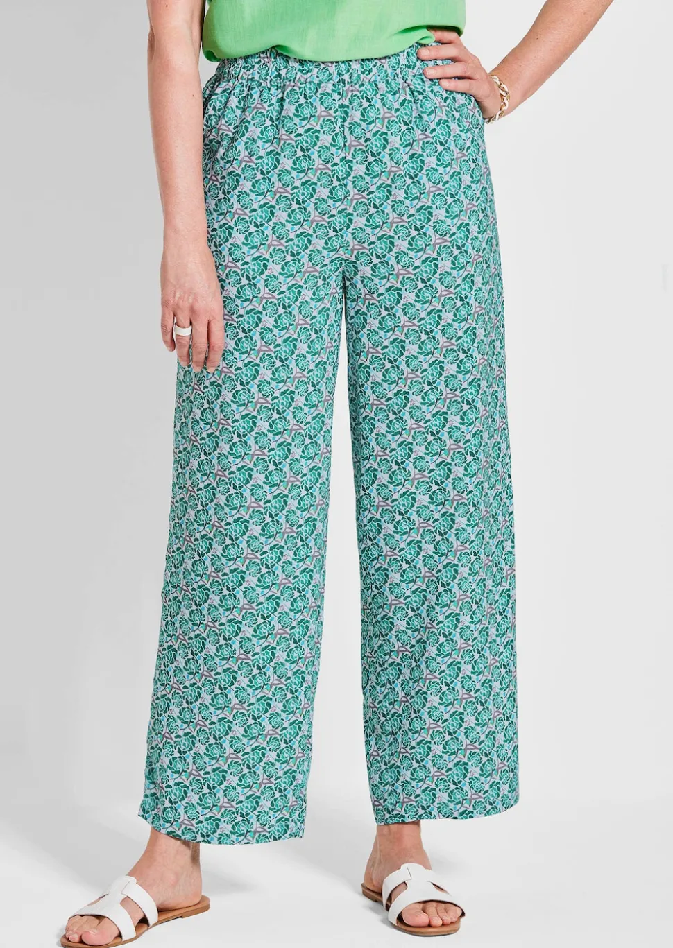 Druckhose VERA mit weitem Bein