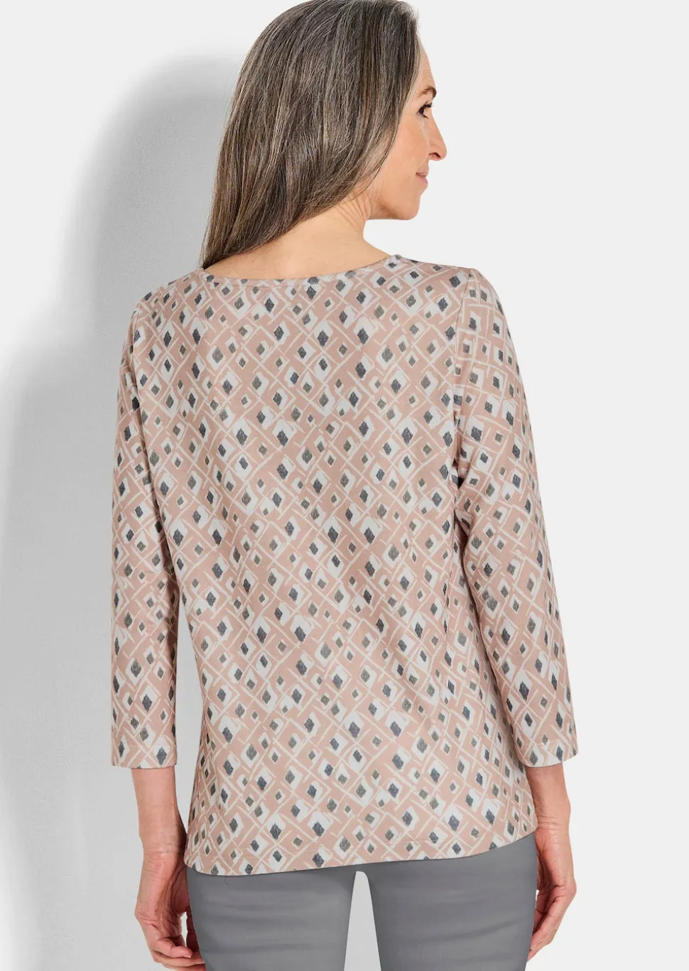 Druckshirt aus flauschigem Jersey