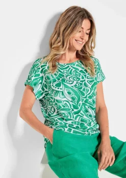 Druckshirt aus Viskose-Jersey