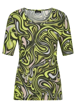 Druckshirt aus Viskosejersey