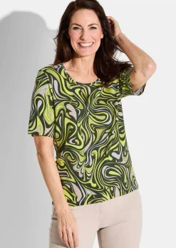 Druckshirt aus Viskosejersey