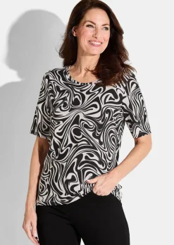 Druckshirt aus Viskosejersey