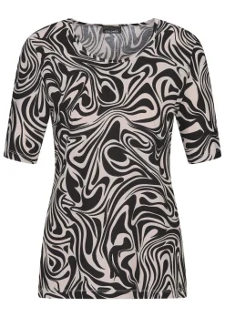 Druckshirt aus Viskosejersey