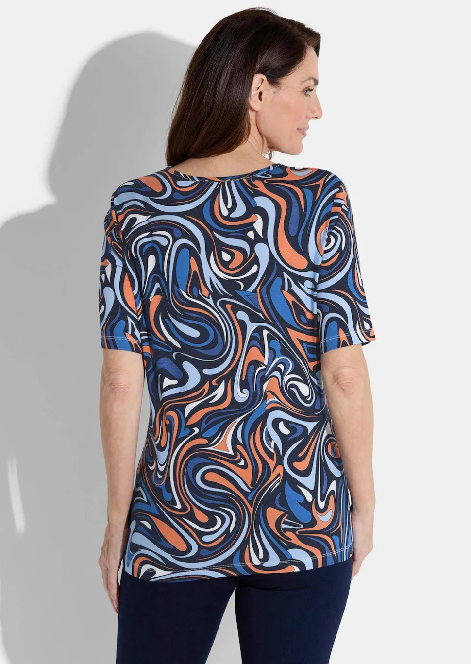 Druckshirt aus Viskosejersey