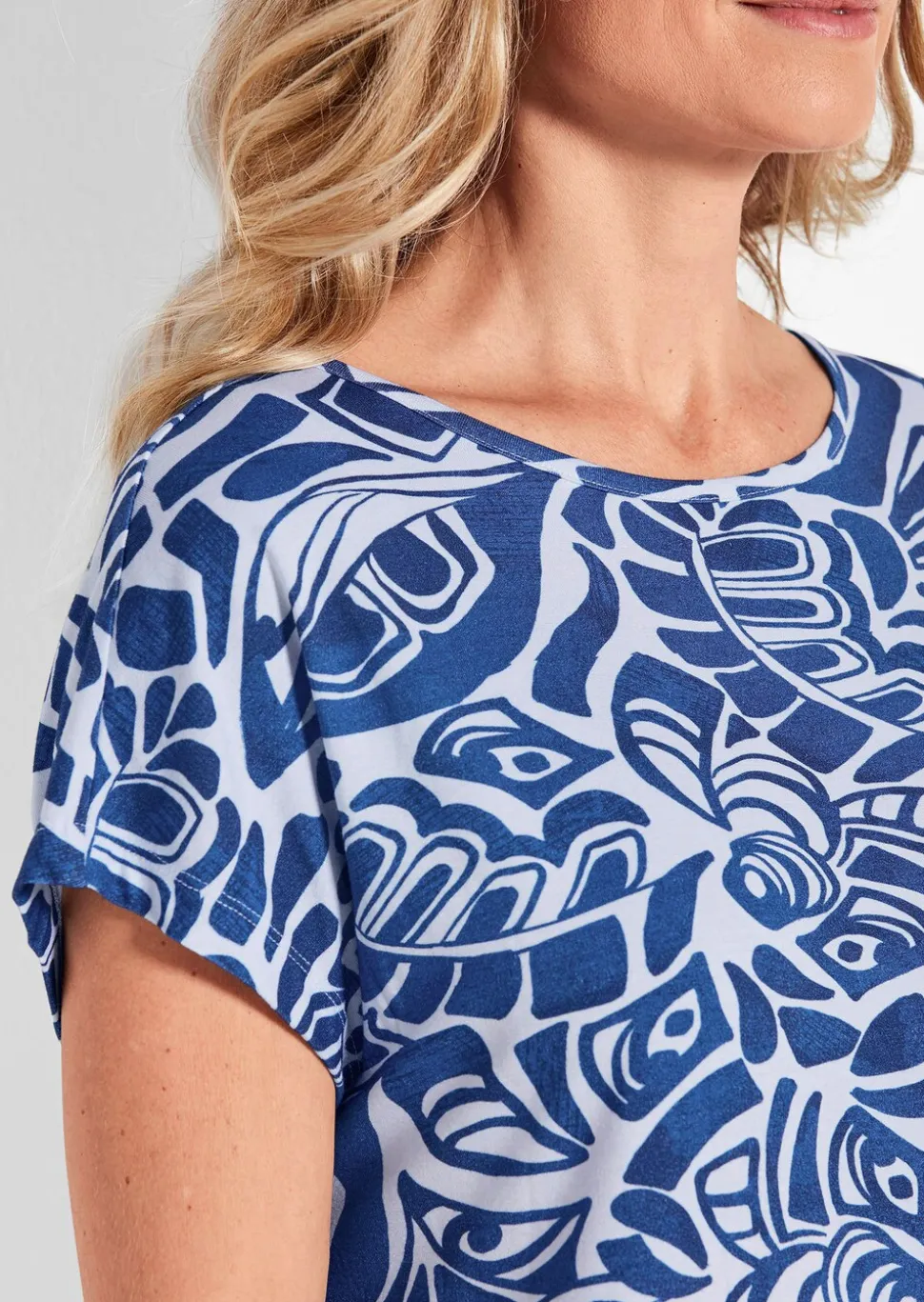 Druckshirt aus Viskose-Jersey
