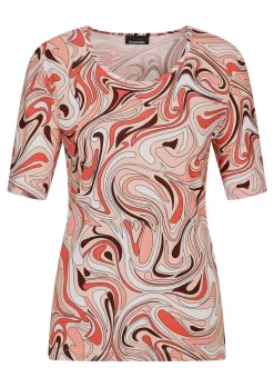 Druckshirt aus Viskosejersey