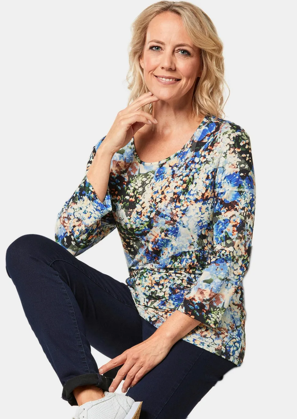 Druckshirt in kraftvollen Farben