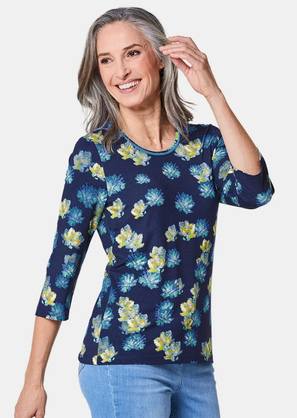 Druckshirt in kraftvollen Farben