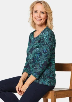 Druckshirt in kraftvollen Farben