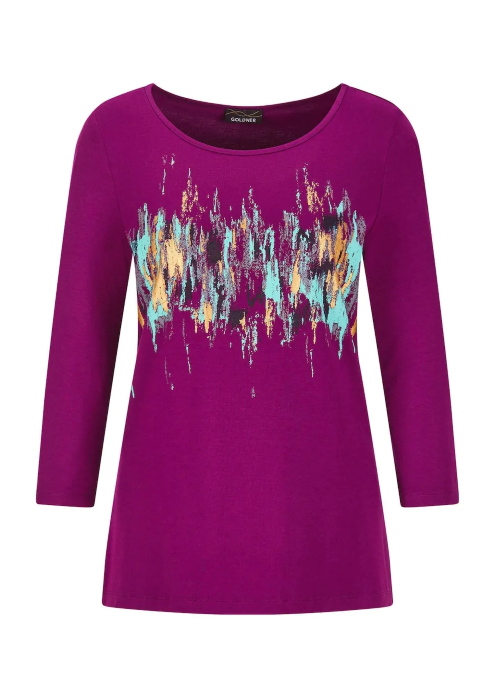 Druckshirt mit Schimmer-Effekt