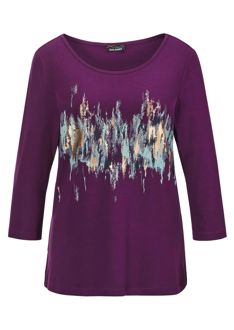 Druckshirt mit Schimmer-Effekt