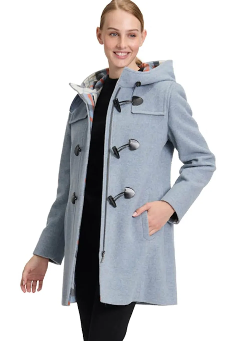 Dufflecoat aus Woll-Mix-Qualität